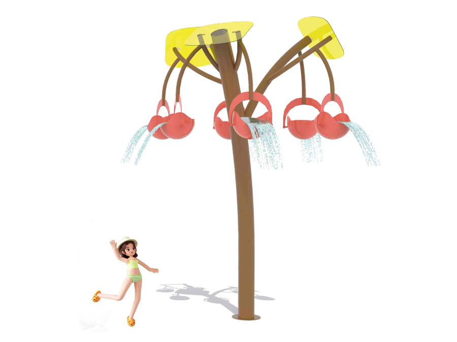 蘋(píng)果樹(shù)倒水桶